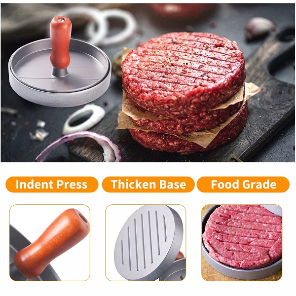 Cutlets Hamburger Meat Beef Grill Burger Press Patty Maker Mold